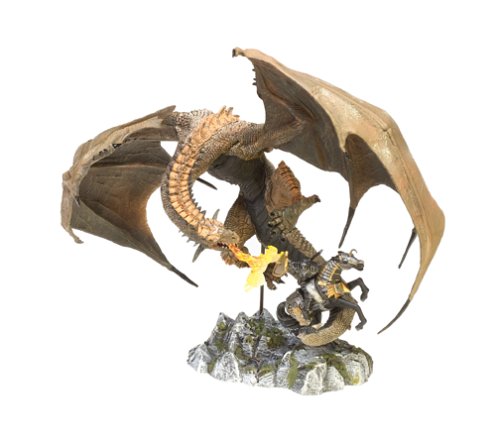 2004 McFarlane's Dragons: Quest for the Lost King - Beserker Clan Dragon vs Human Attacker - Action Figure Box Set