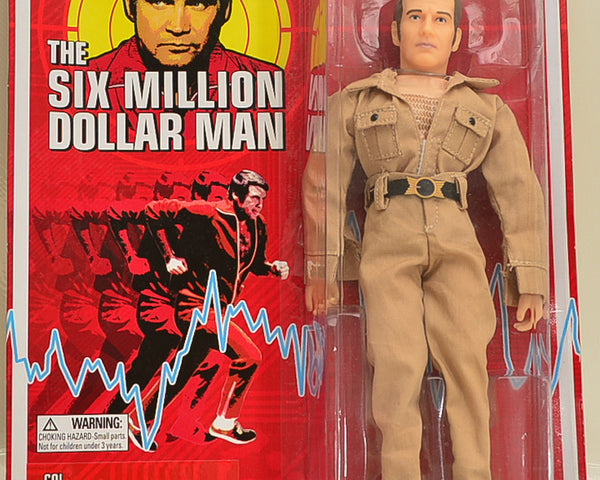 2012 EMCE BIF BANG POW Six Million Dollar Man Col Steve Austin 8" Action Figure