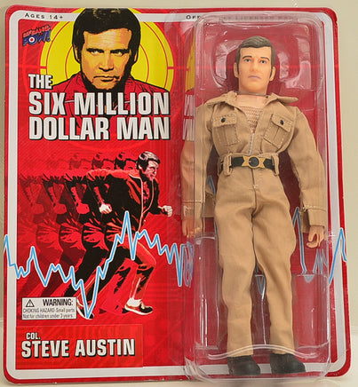 2012 EMCE BIF BANG POW Six Million Dollar Man Col Steve Austin 8" Action Figure