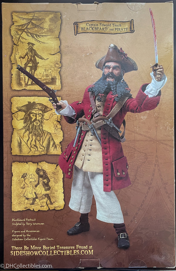 2004 Sideshow 12" Blackbeard the Pirate Limited Edition Figure