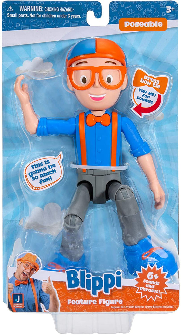 2020 Moonbug Blippi Feature Figure Action Figure