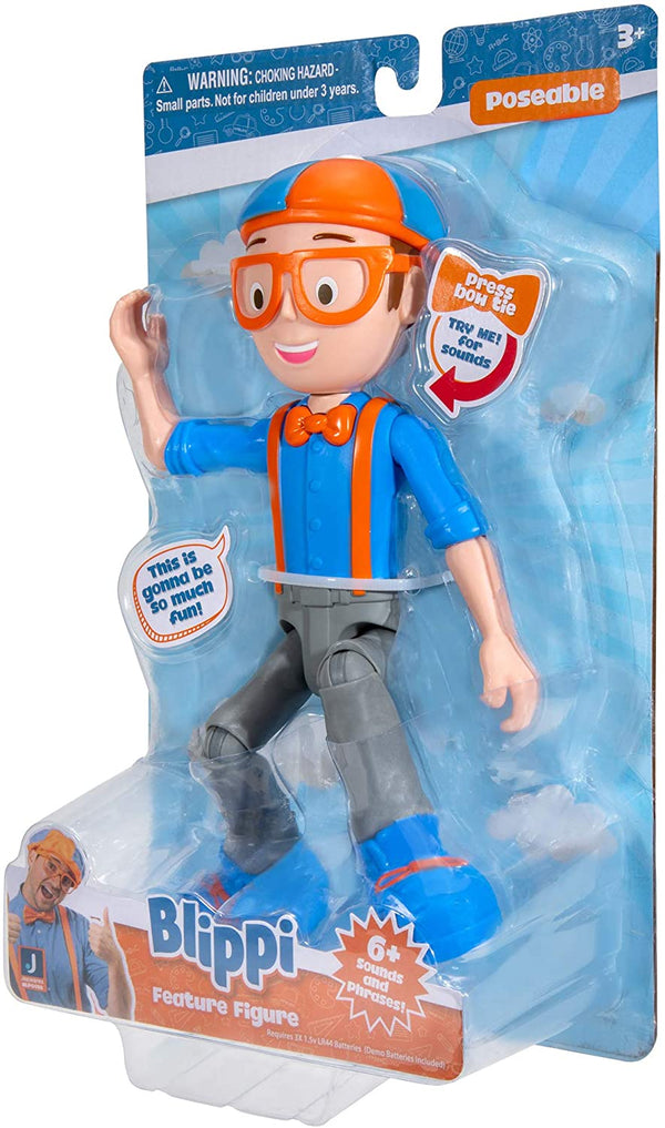 2020 Moonbug Blippi Feature Figure Action Figure