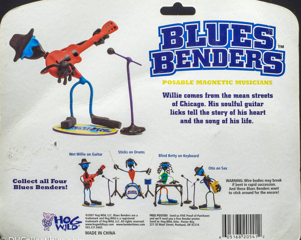 2007 Hog Wild Blues Benders Wet Willie on Guitar - Posable Magnetic Musicians