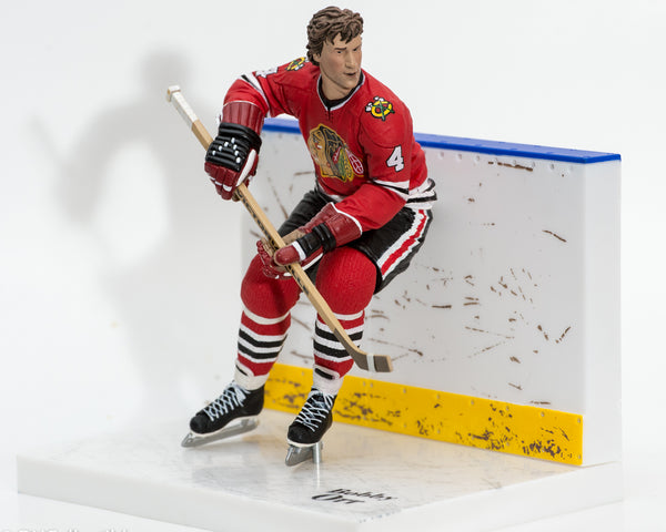 2007 McFarlane NHL Legends Series 5 Bobby Orr Chicago Black Hawks Red Jersey - Loose