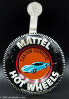 1968 Hot Wheels Redline Custom Corvette Gold Black Interior