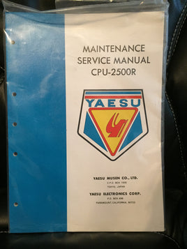 Yaesu CPU-2500R Service Manual