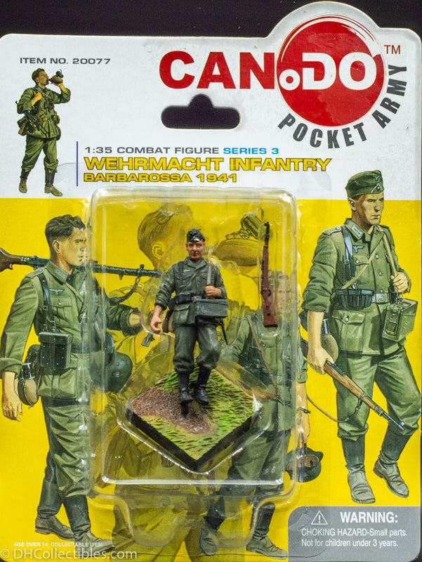 2003 Dragon Models Can.do Pocket Army Series 3 Wehrmacht Infantry Item A of Set