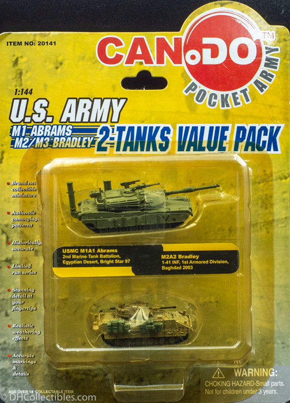 2005 Dragon Models Can.do Pocket Army 2-Tanks Set