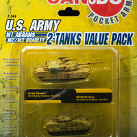 2005 Dragon Models Can.do Pocket Army 2-Tanks Iraq Set