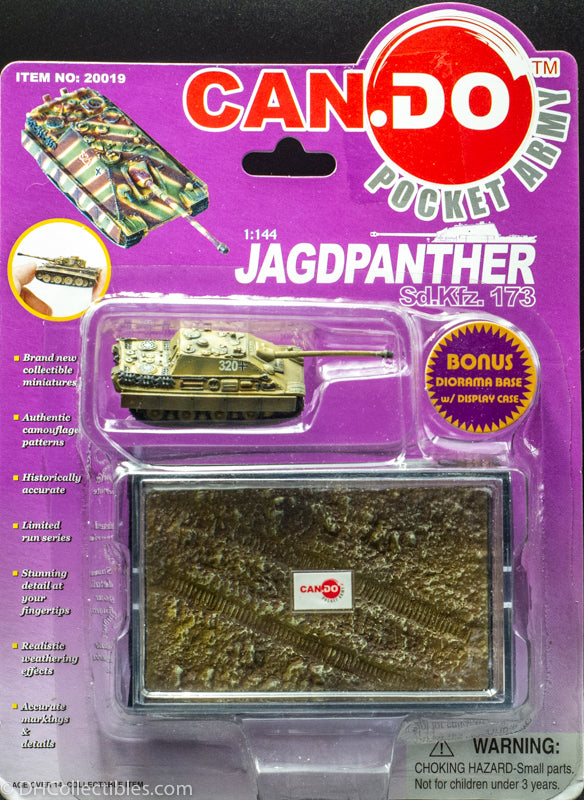 2003 Dragon Models Can.do Pocket Army Jagdpanther Sd.Kfz. 173 Late Production version of Set Panzer-Lehr-Division, Hungary, Spring 1945