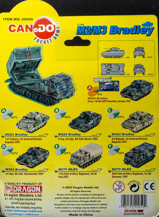 2003 Dragon Models Can.do Pocket Army M3A2 Bradley Item D of Set