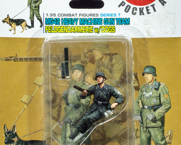 2004 Dragon Models Can.do Pocket Army MG42 Heavy Gun Team - Complete Set