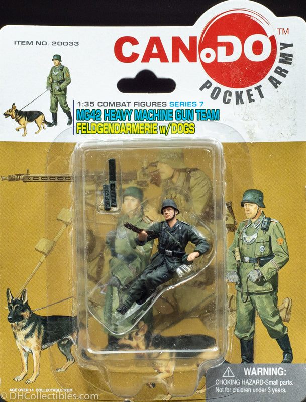 2004 Dragon Models Can.do Pocket Army MG42 Heavy Gun Team - Complete Set