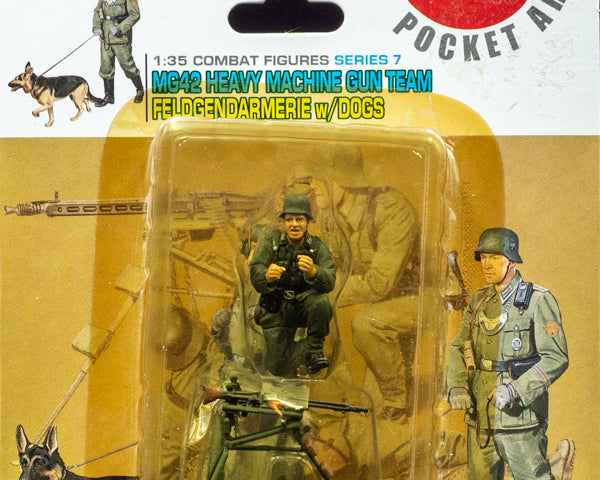 2004 Dragon Models Can.do Pocket Army MG42 Heavy Gun Team - Complete Set