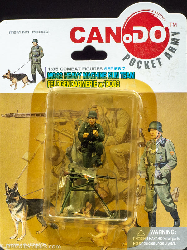 2004 Dragon Models Can.do Pocket Army MG42 Heavy Gun Team - Complete Set