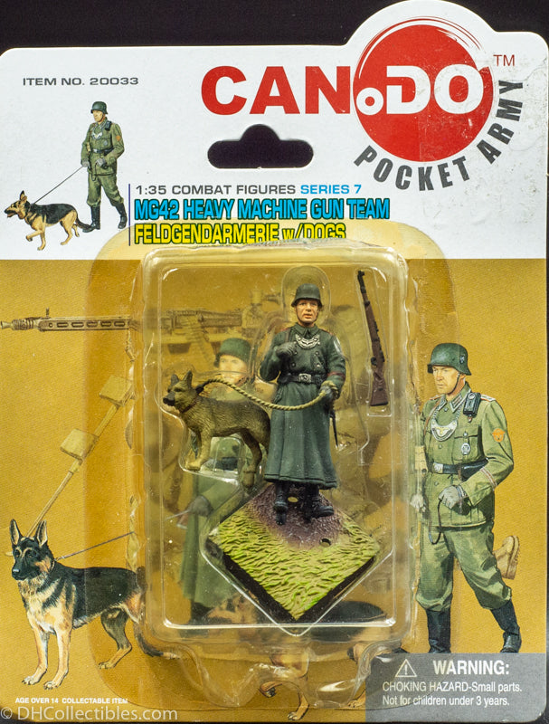 2004 Dragon Models Can.do Pocket Army MG42 Heavy Gun Team - Complete Set