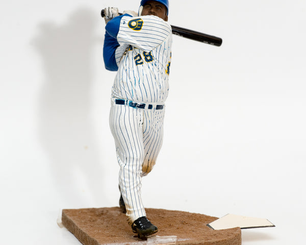 2007 McFarlane MLB Series 19 Prince Fielder Milwaukee Brewers White Jersey - Loose