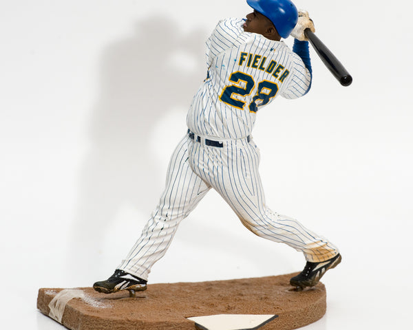 2007 McFarlane MLB Series 19 Prince Fielder Milwaukee Brewers White Jersey - Loose