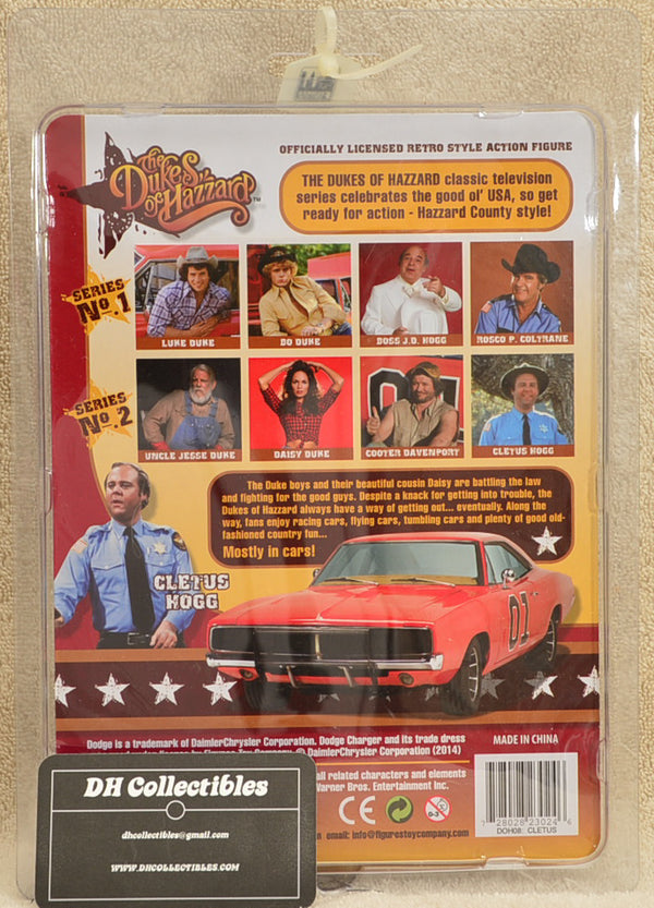 Figures Toy Co - the Dukes of Hazzard Series 2 - Cletus Action Figure