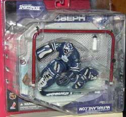 2001 McFarlane Hockey NHL Series 1 Curtis Joseph Blue Jersey Action Figure RARE