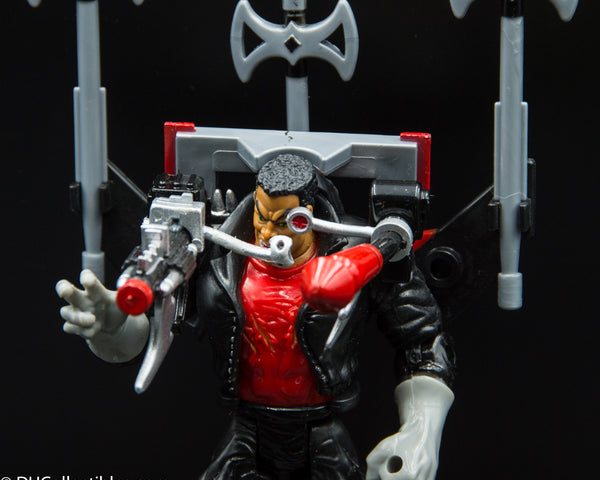 1996 Toy Biz Spider-Man Vampire Wars Blade-Vampire Hunter Action Figure -  Loose