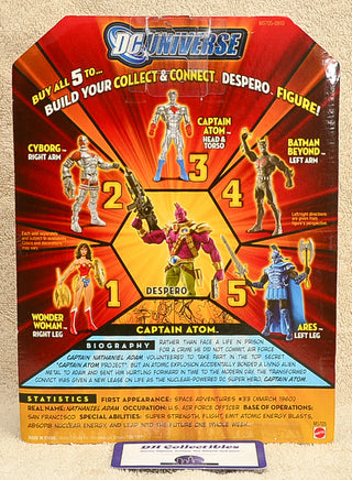 Captain Atom Silver DCUC 6" Figure Classics Wave 4 Despero 