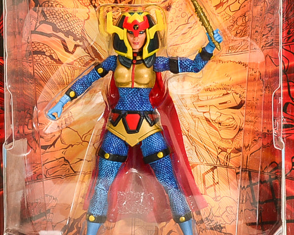 2008 DC Universe Classics - Wave 7 Figure 5 - Big Barda Action Figure With Helmet BAF Atom Smasher (Left Leg)