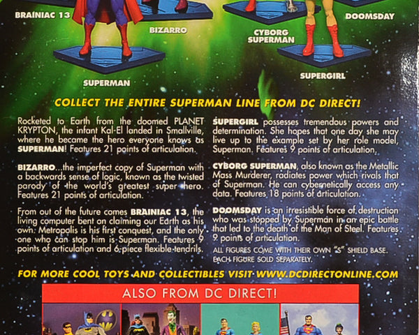 2003 DC Direct Series 1 Cyborg Superman RARE