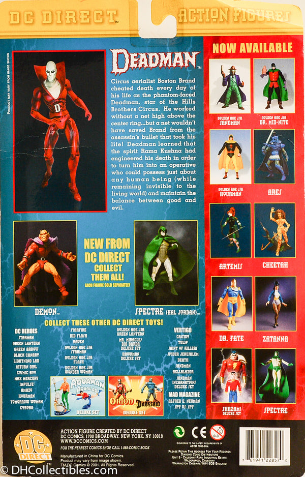 2001 DC Direct Other Worlds Deadman - Action Figure