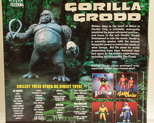 2001 DC Direct The Flash Rogues Gallery Gorilla Grodd Action Figure