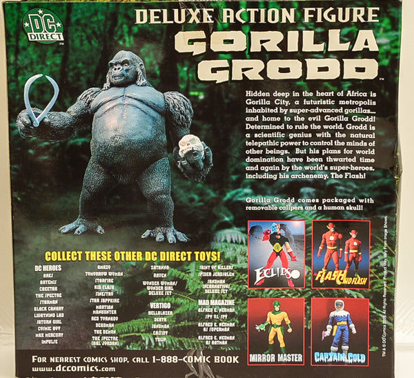 2001 DC Direct The Flash Rogues Gallery Gorilla Grodd Action Figure