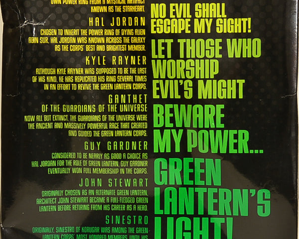 2000 Green Lantern Series 1 Seven Piece PVC Set