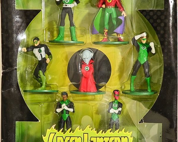2000 Green Lantern Series 1 Seven Piece PVC Set