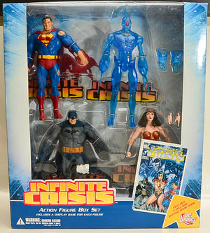 2008 DC Direct Infinite Crisis Box Set of 4 Action Figures with Comic