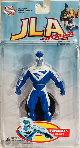 2010 JLA Classified Classic Series 2 Superman Blue Action Figure RARE