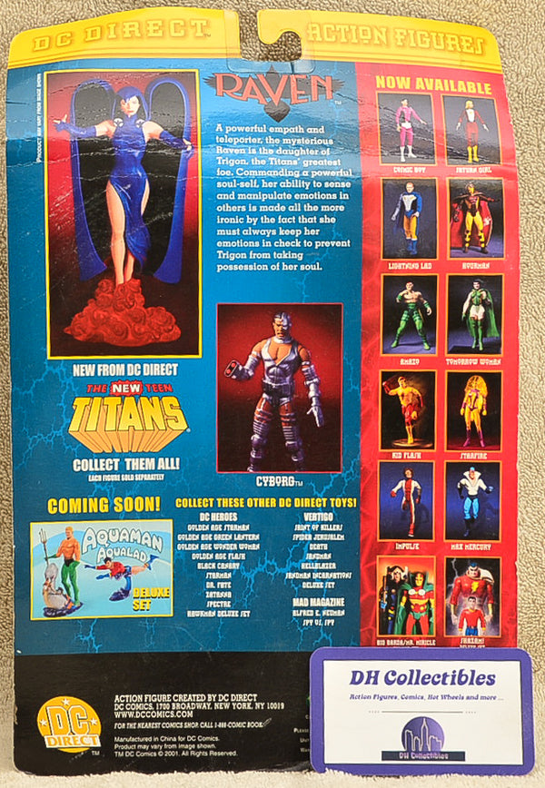 2001 DC Direct New Teen Titans - Raven - 8 inch Action Figure
