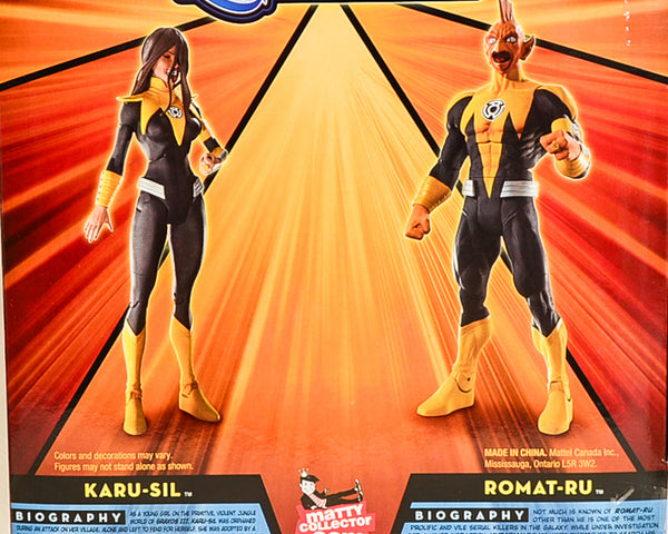 2009 Mattel DC Universe Romat-Ru & Karu-Sil 7" (The Color of Fear) Action Figure Set