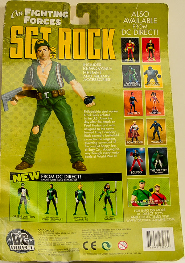 1999 DC Direct Our Fighting Forces SGT ROCK Action Figure