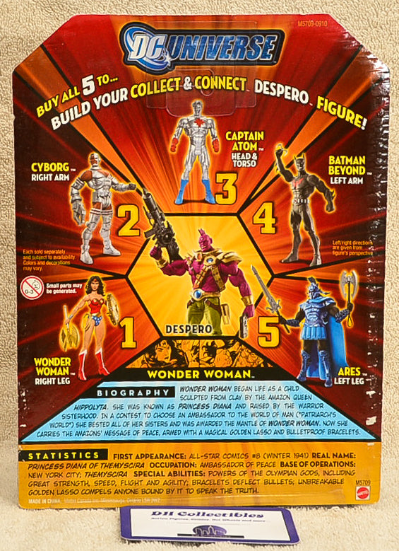 2007 DC Universe Wonder Woman DCUC 6" Figure Classics Wave 4 Despero Action Figure