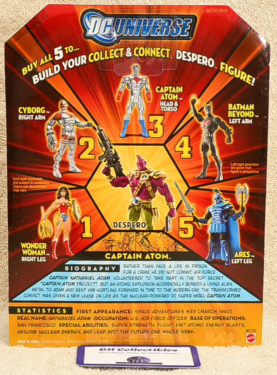 DC Universe Captain Atom Gold DCUC 6" Figure Classics Wave 4 Despero BAF 2007 Action Figure