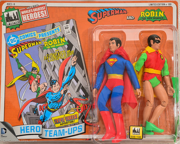 2014 DC Comics World's Greatest Heroes Two Pack - Superman and Robin Limited Edition Action Figures