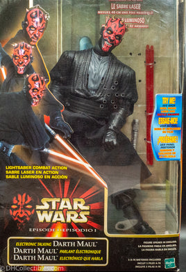 1999 Star Wars Episode 1 12" Electronic Talking Darth Maul - Action Figure LOOSE