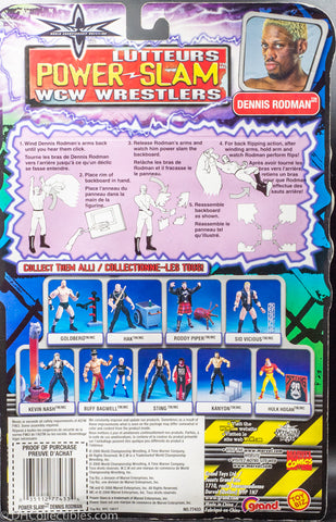 2000 WCW Wrestlers Power Slam Dennis Rodman - Action Figure