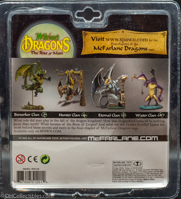 2008 McFarlane Toys Dragons Series 8 Water Clan Dragon - Figurine