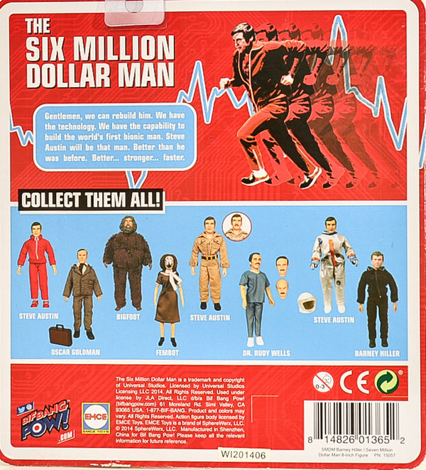 2012 Six Million Dollar Man Barney Miller Man Action Figure