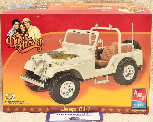 AMT ERTL Dukes of Hazzard Jeep CJ-7 Plastic Model Kit 1:25 Scale