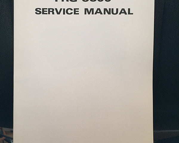 Yaesu FRG-8800 Service Manual