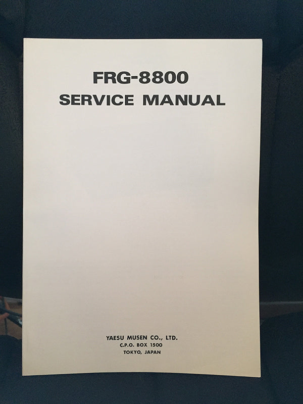 Yaesu FRG-8800 Service Manual