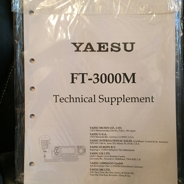 Yaesu FT-3000 Service Manual