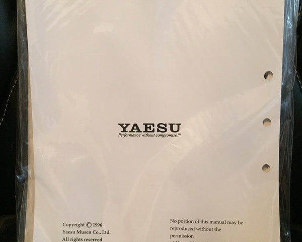 Yaesu FT-3000 Service Manual